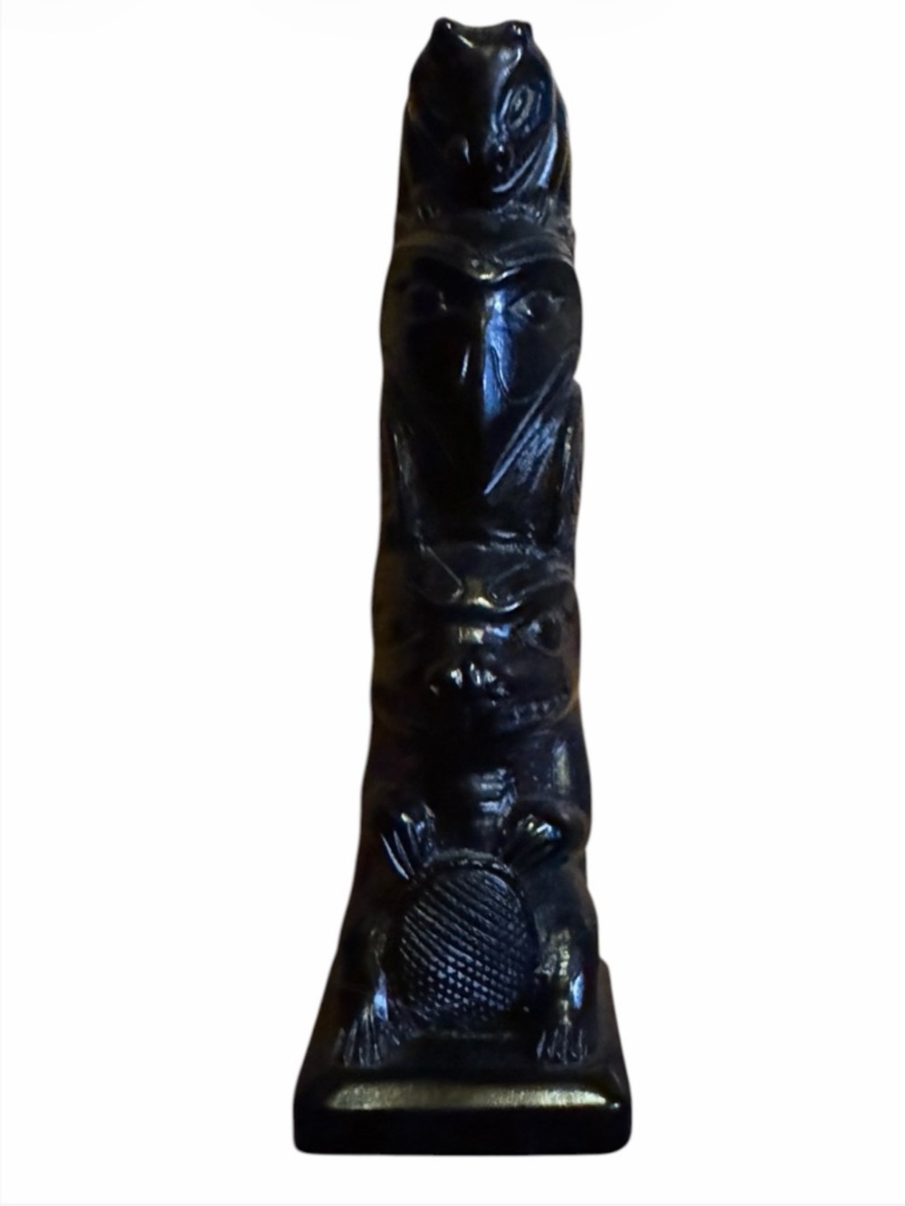 BOMA Canada Resin Totem Pole Carved Sculpture Replica